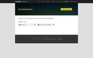 Create application - Page 1