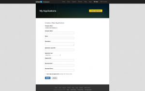 Create application - Page 2